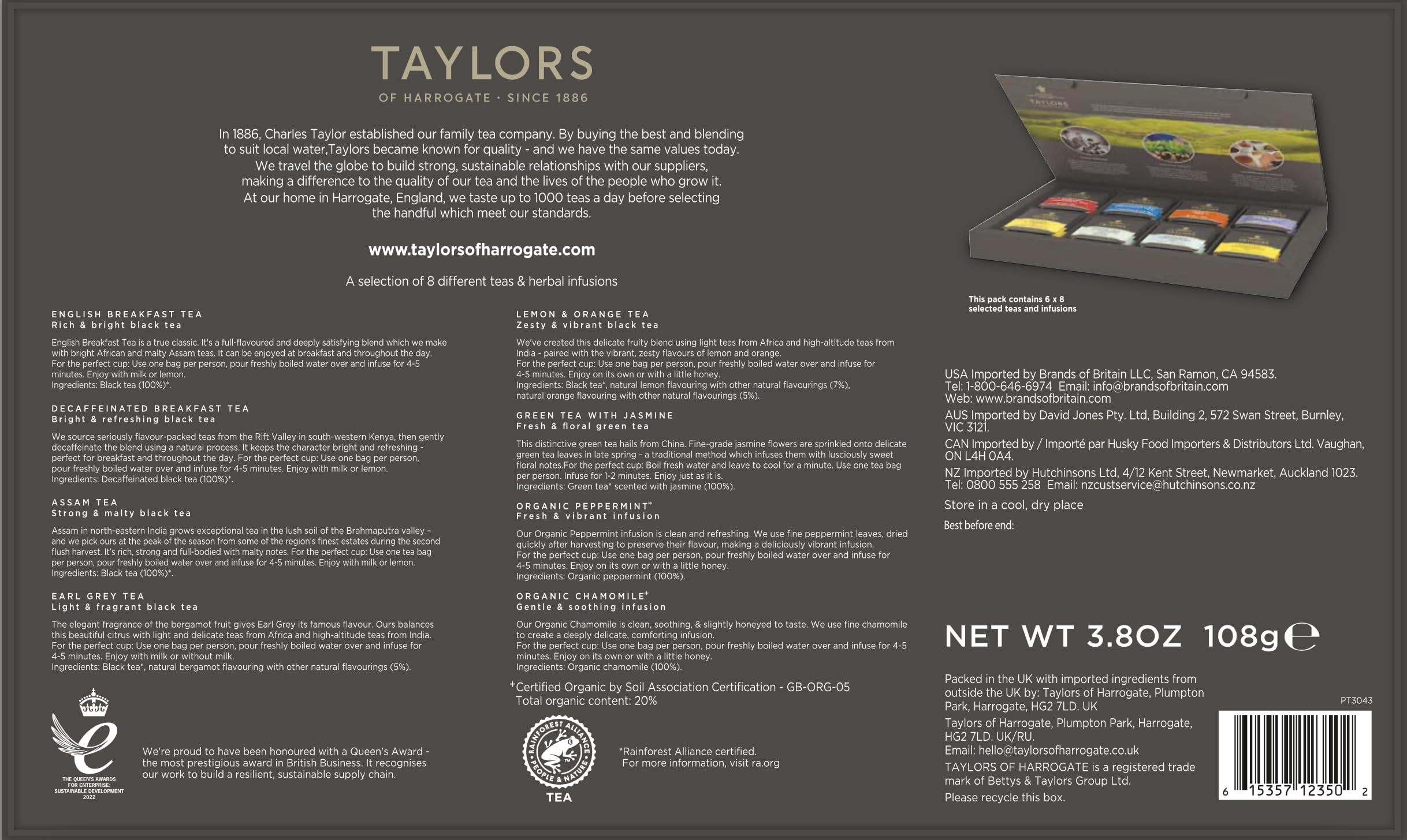 Taylors Tea Sampler Image 2